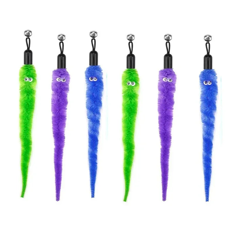 Whisker Wonderland Cat Feather Toys - ZATShop Green Purple Blue