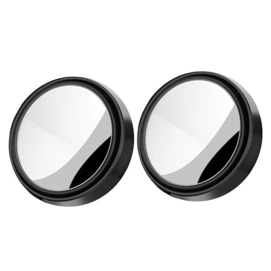 2Pcs Round Frame Mirror Safety Driving - ZATShop Black set