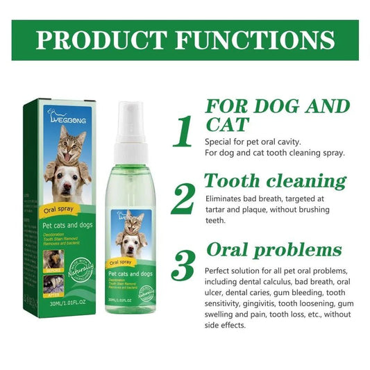 30ml pet tooth cleaner spray