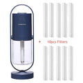 Alovliv 200ml Air Humidifier - ZATShop Dark Blue + 10pcs Filters