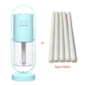 Alovliv 200ml Air Humidifier - ZATShop Light BLue + 5pcs Filters