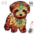 Animal Wooden Puzzles Jigsaw - ZATShop A5 Dog