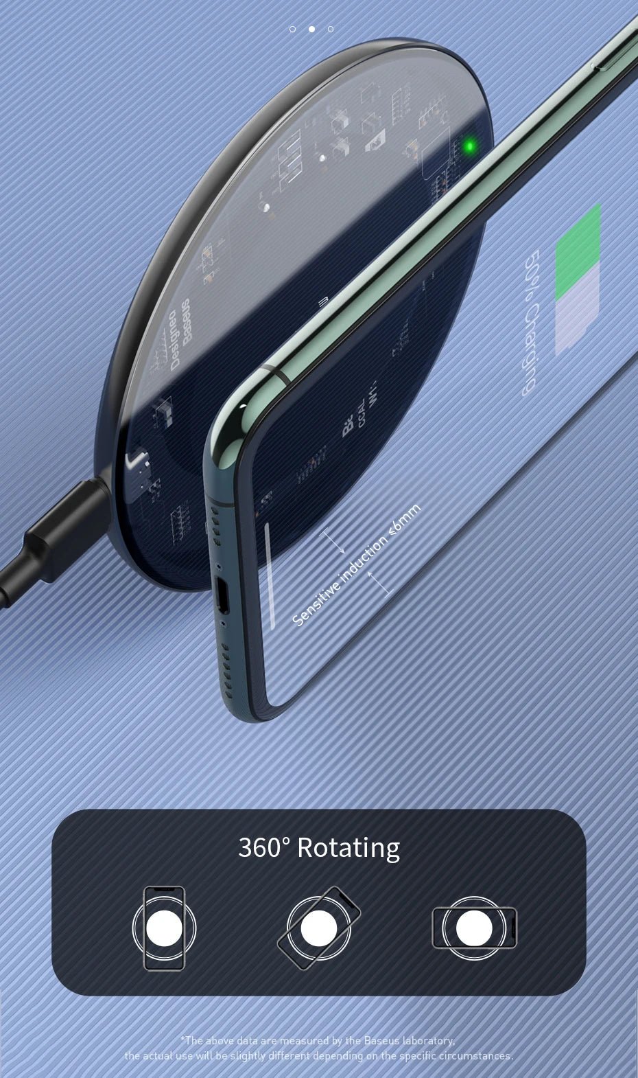 Baseus 15W Fast Wireless Charger