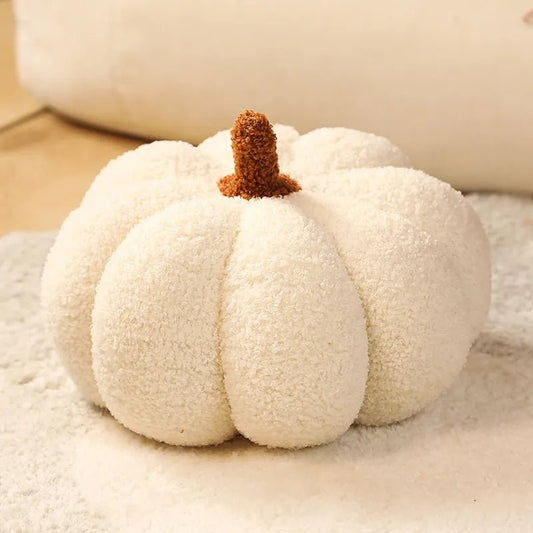Pumpkin Plush Pillow - ZATShop White - 20cm