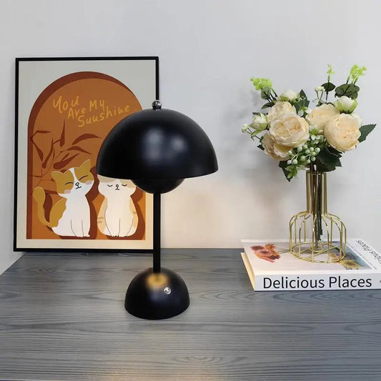 Rechargeable Table Lamp - ZATShop Black / Three-color Dimmer