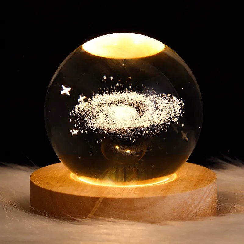 Galaxy Crystal Ball Table Lamp - ZATShop Nebula